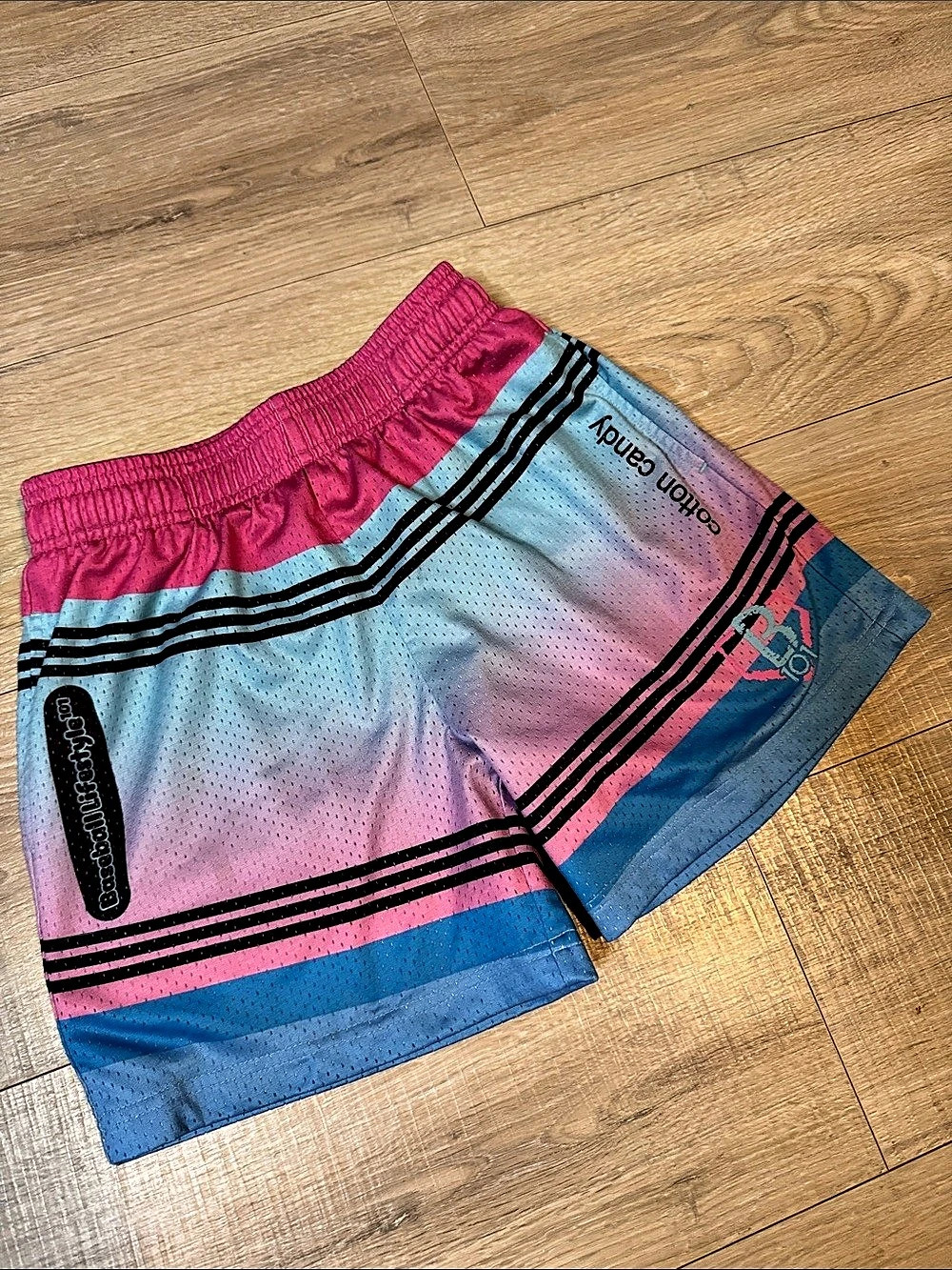 Baseball Lifestyle 101 youth athletic shorts - crayon